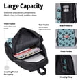 thumbnail image 4 of Balery Cute Dog Footprints Mochila Escolar 3 en 1 para Niños - Mochila Resistente con Lonchera Térmica y Estuche - Mochila Escolar para Niños y Niñas, 4 of 7