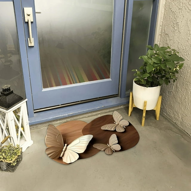 3D Realistic Pattern Absorbent Pad Fast Drying 3D Carpet Bathroom Soft Fine Fiber Bathroom Carpet Machine Washable Bathroom Mat Shag Blankets And Throws Thick Soft Blanket Throw Blanket Tan Sweatshirt