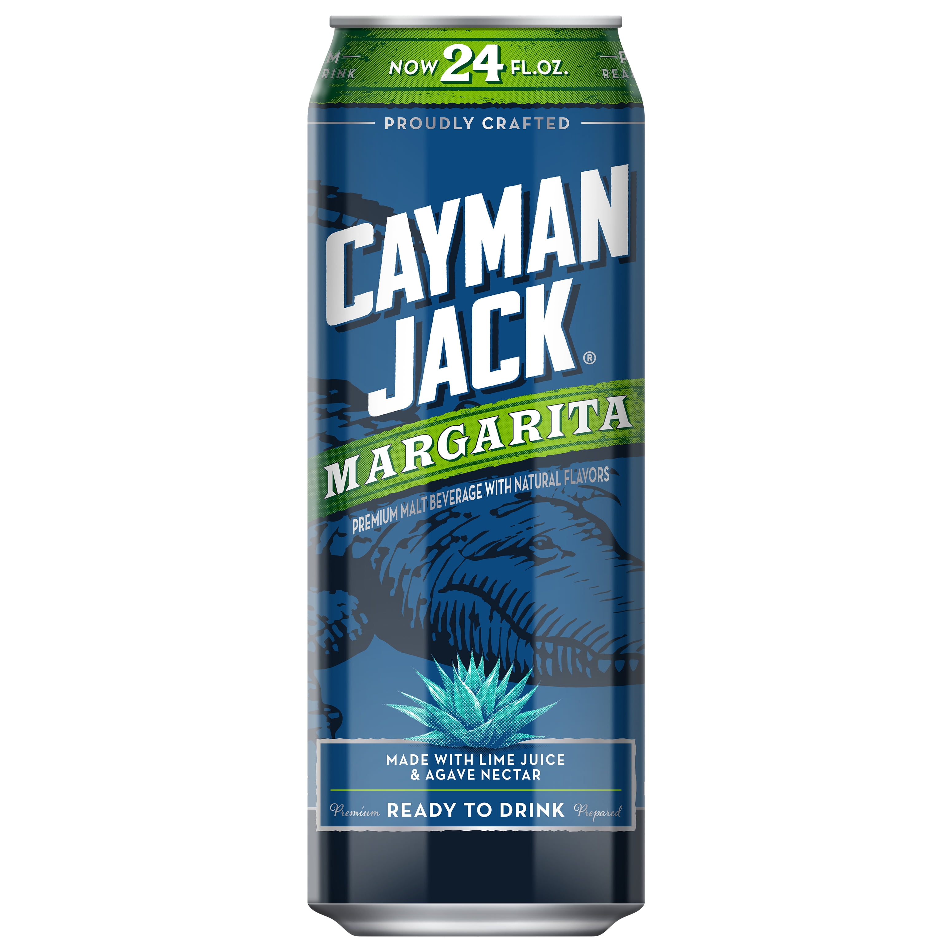 Cayman Jack Margarita, Single Serve, 24 fl oz Can, 5.8 ABV