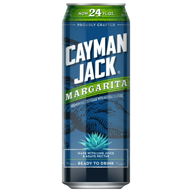 Cayman Jack Margarita, Single Serve, 24 fl oz Can, 5.8 ABV