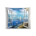thumbnail image 1 of Toystoory Mantas Tapices Papel pintado Dormitorio Estética Imitación Póster Ventana Colgando Pintura Paisaje Murales Pegatinas Decoración del hogar tipo 4 Toystoory HA074939-04, 1 of 1