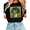 Black-1, variant on Women Bob Wig Frog Vintage Art Graphic Tees T Shirt Tops Round Neck Cotton T Shirt Black S-5XL