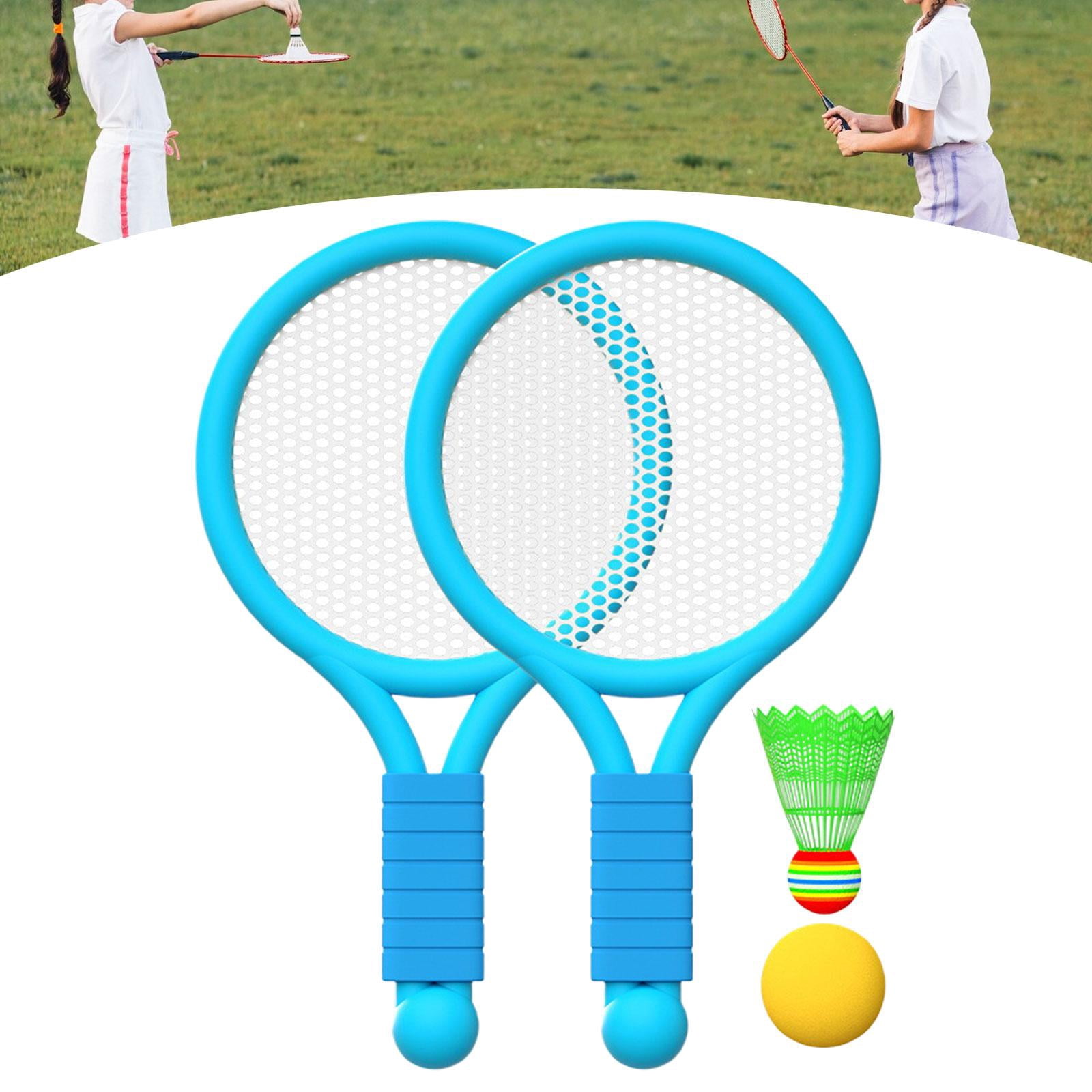 GARENDE Children Badminton Tennis Set Tennis Racket for Kids for Yard Girls Backyard Blue