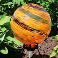 thumbnail image 5 of Sunnydaze Sunset Sky 10" Glass Outdoor Gazing Globe, 5 of 9