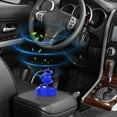 thumbnail image 1 of COM1950s Solar-Powered Car Air Freshener with Levitating Rotating Double Ring for 360-Degree Fragrance Diffusion, Long-Lasting Solid Perfume Core, Compact Resin Material for Vehicle Interior Decor, 1 of 5