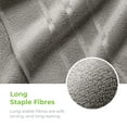 thumbnail image 2 of Cariloha Organic Bamboo Viscose and Turkish Cotton Hand Towel - Highly Absorbent and Odor-Resistant - 600 GSM - Set of 3 - Harbor Gray, 2 of 7