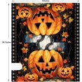 thumbnail image 3 of Halloween Scary Pumpkins Maple Leaves Decoration Mailbox Cover with Magnetic Strip Fall Harvest Mailbox Wraps Post Letter Box Cover Standard Size 21" X 18" for Garden Outdoor Yard Decor, 3 of 6