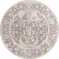thumbnail image 1 of Unique Loom 3138015 8 x 8 ft. Athens New Classical Round Rug, Gray, 1 of 1