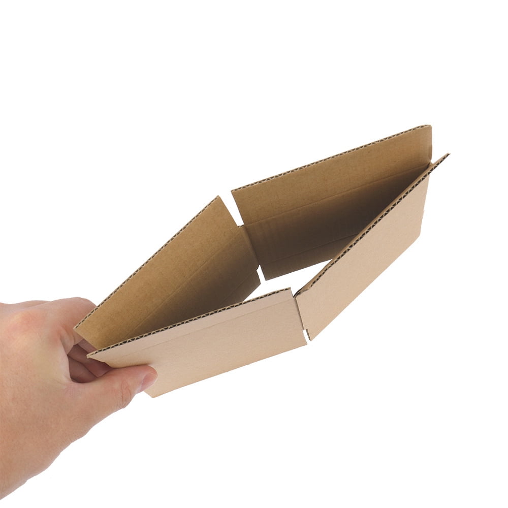 100 Packs 4x4x4 inches Cardboard Paper Boxes Mailing Packing Shipping Box Corrugated Carton for E-commerce, Storage, Shipping Small Light-Weight Items (4x4x4 inch)