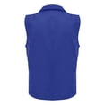 thumbnail image 4 of WCJM Women's Adjustable Spaghetti Strap Tank Tops Sleeveless Peplum Summer Women's Tanks and Camis Vest Lapel Sleeveless Pockets Zipper Placket Mesh Outdoor Vest Color Fit Work Waistcoat, 4 of 5