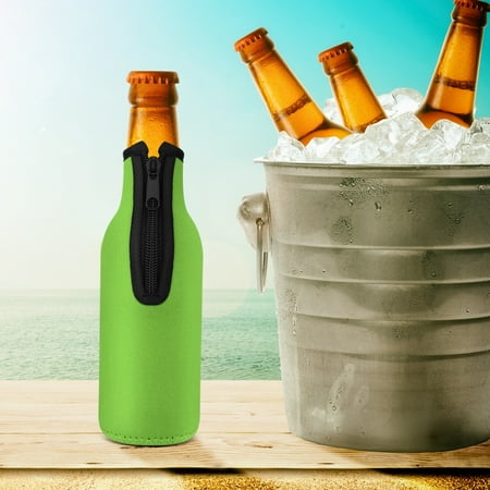

Kitchen Beer Bottle Cooler With Zipper Extra Thick Neoprene Kitchenware Tableware