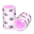 thumbnail image 7 of Yayeee Flameless Candles with Remote Flickering Battery Operated Multi Color Changing, Black Cartoon Cat Paw, 7 of 7
