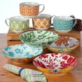 thumbnail image 4 of Certified International  Damask Floral Assorted Designs 28 oz. Jumbo Cups, Set of 4, 4 of 5