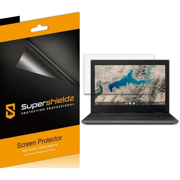 [3-Pack] Supershieldz for Lenovo IdeaPad 3 Chromebook 11.6-inch / Chormebook 3 11.6-inch/ 100E Chromebook 2nd Gen (11.6 inch) Screen Protector, Anti-Bubble High Definition (HD) Clear Shield