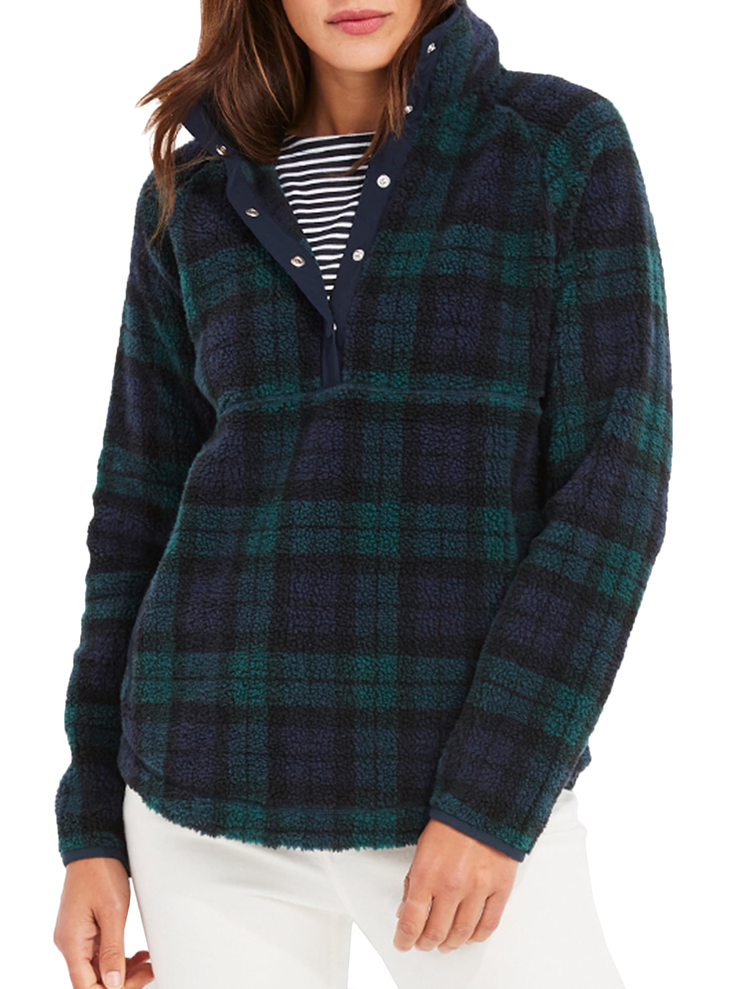 Vineyard Vines Womens Blackwatch Sherpa 