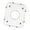 Center Drain Hole, variant on Lijie Sink Protector Grid 304 Stainless Steel Anti-slip Universal Protective Sink Grid 300x335mm