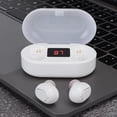 thumbnail image 5 of TWS L22 Bluetooth 5.0 Headset Wireless In-Ear Stereo Bass Earphone Digital Display with Charging BoxWhite, 5 of 8
