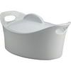 Rachael Ray 4.25-Quart Covered Oval Casserole, White