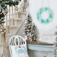thumbnail image 3 of Sinkoo Sea Glass Wreath - Handmade 8.5 Inch Beach Wreath, Coastal Style Christmas Decor Wreaths for Home Decor, Door, Window, Kitchen Cabinet, Chair and Wall, 3 of 6