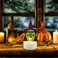 thumbnail image 5 of Halloween Witch Tea Lights Decoration, Halloween Flameless LED Candle Holder Lights Battery Operated for Halloween Party Table Home Spooky Decor, 5 of 7