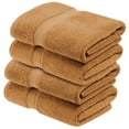 thumbnail image 2 of Superior 800 GSM Egyptian Cotton Heavyweight Bath Towel Set of 4, Rust, 2 of 10