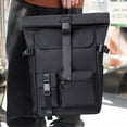 thumbnail image 4 of RuiJiao Sac à Dos pour Hommes en Liquidation avec Bretelles Réglables, Décontracté et à la Mode, Grande Capacité de Rangement, Tissu Robuste et Imperméable, Sac à Dos de Voyage pour Ordinateur, 4 of 5