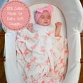 thumbnail image 6 of LollyBanks Ballet Swaddle Blanket 100% Muslin Cotton; 47 x 47 inches Soft Breathable Muslin Baby Swaddles for Girls, Baby Care Essentials, Registry and Gift, 6 of 6
