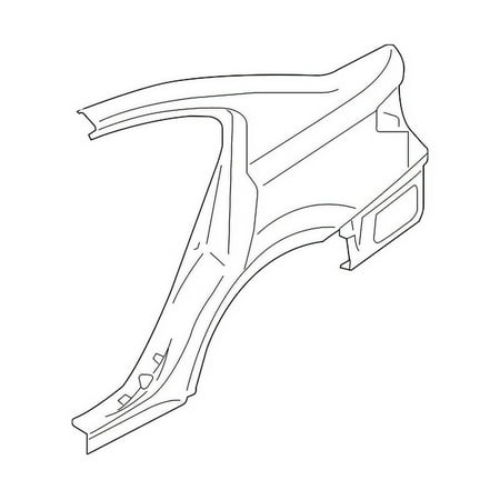 Genuine OE Subaru Quarter Panel - 51439AN01A9P Fits select: 2020-2021 SUBARU LEGACY PREMIUM