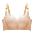 thumbnail image 4 of Siilsaa Sexy Lingere Bras for Women Sexy Lace Cut Out Underwire Bra Everyday Bralette Beige,40D, 4 of 4