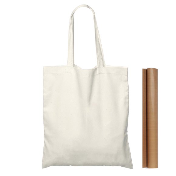 Bolsa NPBAG de algodón natural, 25 unidades, 38 x 40 cm, con lámina de PTFE