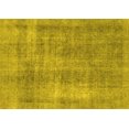 thumbnail image 1 of Ahgly Company Machine Washable Indoor Rectangle Abstract Yellow Modern Area Rugs, 8' x 12', 1 of 4