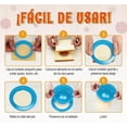 thumbnail image 3 of Set de Cortador y Sellador U Chef Azul para Sándwiches y Panqueques sin Corteza para Niños y Niñas, 3 of 6