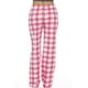 thumbnail image 3 of Ropa de dormir 100% de los pantalones de pijama de la tela escocesa de las mujeres del jersey de algodón, 3 of 3