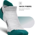 thumbnail image 5 of Feetures Elite Max Cushion No Show Tab Wave- Running Socks for Men & Women, Athletic Compression Socks, Moisture Wicking - Stone Ivy , Medium (1 Pair), 5 of 7