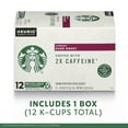 thumbnail image 6 of Starbucks, 2X Caffeine Dark Roast K-Cup Coffee Pods, 12 Count K Cups, 6 of 7
