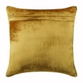 thumbnail image 3 of The HomeCentric Pillow Case Custom, Gold Decorative Pillows Cover, Solid Cushion Cover, Pack of 2, 12x12 inch (30x30 cm) Throw Pillow Cover, Velvet Square Cushion Cover, Solid Color - Gold Shimmer, 3 of 6
