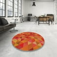 thumbnail image 3 of Ahgly Company Indoor Rectangle Patterned Red Novelty Area Rugs, 8' x 12', 3 of 6