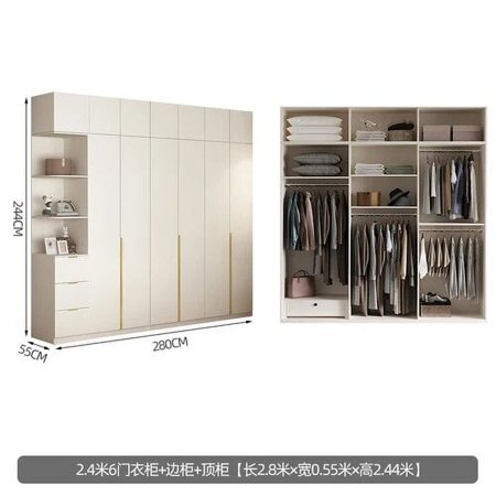 Dressing Table Drawers Wardrobe Nordic Luxurious Clothes Storage Wardrobe Multifunction Wooden Guarda Roupas Home Furniture