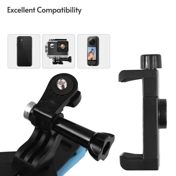 FurNest Phone Holder Motorcycle Helmet Chin Strap Mount For GoPros Accessories