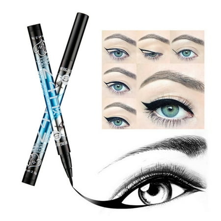 ZEDWELL Women Sexy Waterproof Black Liquid Eyeliner Pen Make Up Beauty Black Eye Liner Pencil