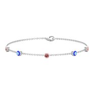 Autism Acceptance Tree Of Life Charm - 0.8 Inch Oval Resin Charm With Lobster Clasp For Bracelets, Zippers, Keys