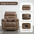 thumbnail image 3 of Manual Rocker Recliner with Three Positions for Living Room, 3 of 12