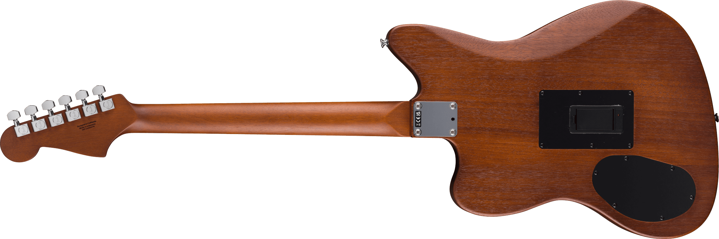 Fender Acoustasonic Standard Jazzmaster Acoustic-Electric Guitar, Solid Spruce Top, Honey Burst