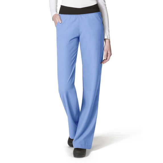 WonderWink Easy Fit "No Roll" Knit Waist Pant Scrub Bottoms