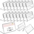 thumbnail image 2 of 48pcs Sign Holders Tabletop Display Stands L Shape Sign Display Stands Name Card Holders, 2 of 2