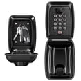 thumbnail image 1 of Waterproof Key Safe Box Wall-mounted Key Box Outdoor Key Box Safe Key Box Wall-mounted Key Safe Box-share Access To Your Keys Safely Black 121*95*62mm, 1 of 2