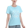thumbnail image 2 of Pacific North West Mountain Women'S Basic Short Sleeve T-Shirt Sky Blue Large, 2 of 5