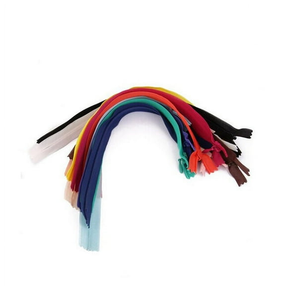 50 Pcs Concealed Zipper Open Ended Invisible Zipsicles Bags Nylon