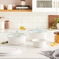 thumbnail image 5 of 7-Pc Ceramic Bakeware Set with Lids Chip and Crack Resistant Stoneware Baking Dish, Microwave, Dishwasher, Oven, Freezer and Fridge Safe, 5 of 5