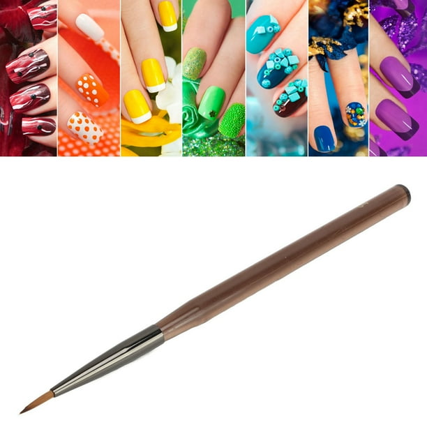 Pinceles Para Decoración De Uñas, Cepillo Para Esmalte De Uñas En Gel, Herramienta De Dibujo Para Manicura De Cabello De Nailon, Cepillo Para Uñas, Cepillos Para Uñas